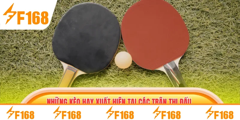 Những kèo hay xuất hiện tại các trận thi đấu bóng bàn