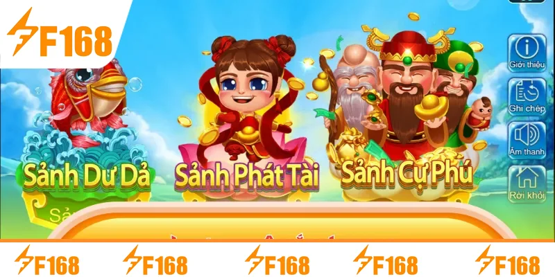 Trò chơi tam tiên bắn cá tại F168